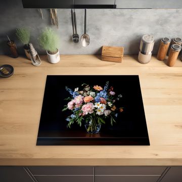 Inductie beschermer - Pastel - Bloemen - Glazen - Vaas