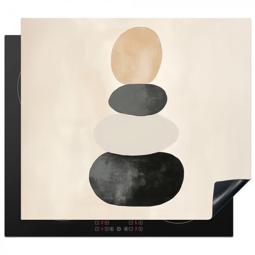 Inductie beschermer - Japandi - Wabi sabi - Beige