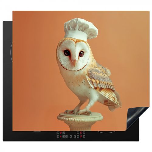 Inductie beschermer - Kerkuil - Koksmuts - Oranje - Vogel