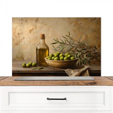 Spatscherm Aluminium - Olijven - Stilleven - Vintage