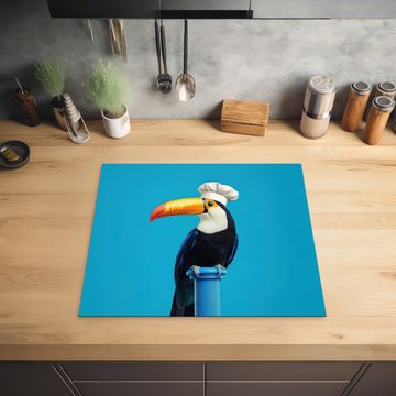 Inductie beschermer - Tucan - Sokkel - Vogel - Koksmuts