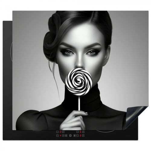 Inductie beschermer - Vrouw - Lolly - Zwart