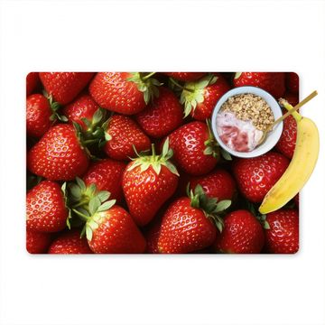 Placemat vinyl - Aardbei - Fruit - Rood