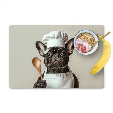Placemat vinyl - Bril - Hond - Kok