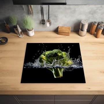 Inductie beschermer - Broccoli - Groen - Water - Zwart
