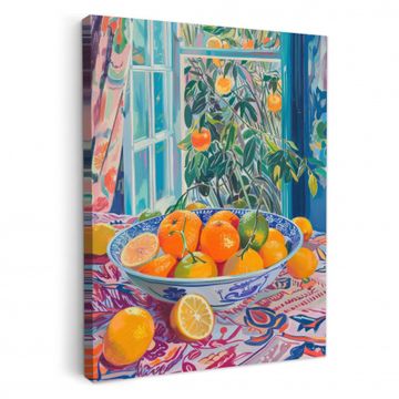 Canvas schilderij - Citrus in het Zonlicht