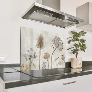 Spatscherm Aluminium - Verstilde Botanische Elegantie