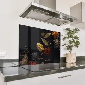 Spatscherm Aluminium - Contrastrijk Kruidenpalet