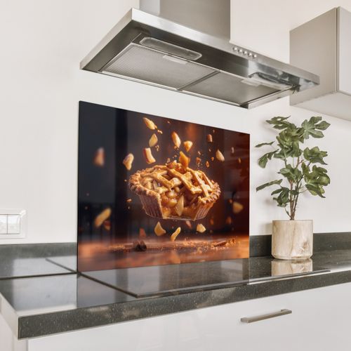 Spatscherm Aluminium - Appel - Taart - Warm - Eten