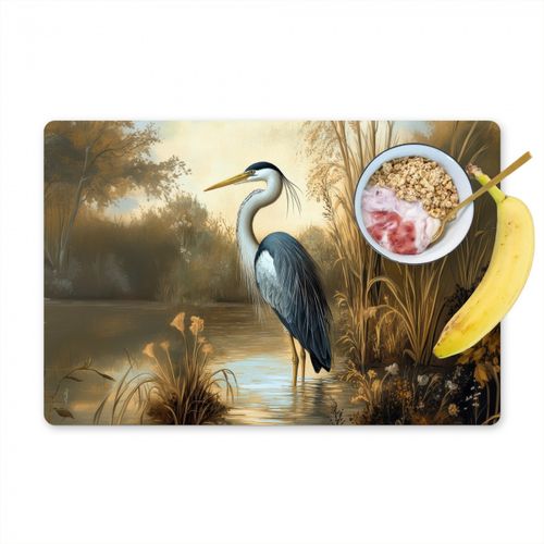 Placemat vinyl - Reiger - Water - Planten