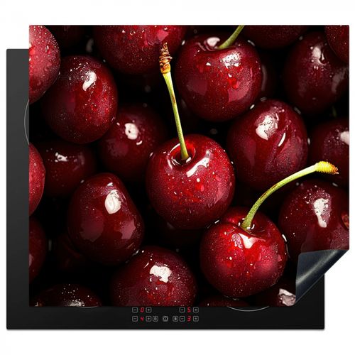 Inductie beschermer - Rood - Fruit - Kersen