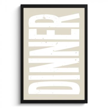 Poster met lijst - Vintage - Beige - Japandi - Wit