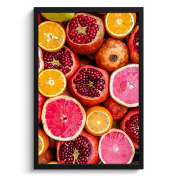 Fotolijst - Citrus en Granaatappel Mozaïek