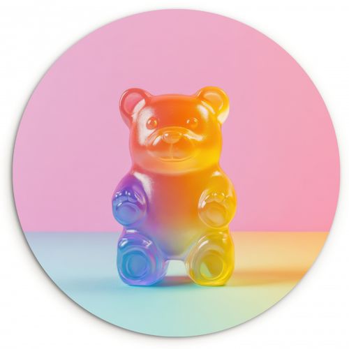 Muurcirkel - Pastel - Snoep