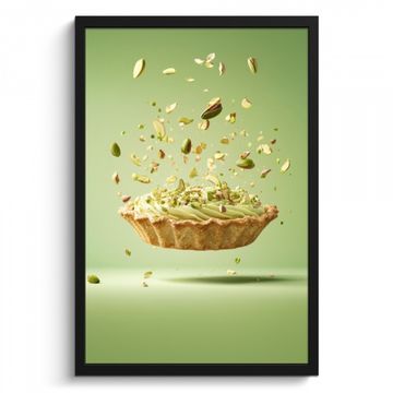 Poster met lijst - Pistache - Taart - Noten - Eten