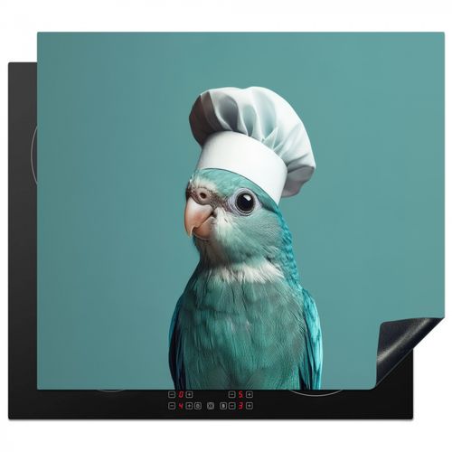 Inductie beschermer - Parkiet - Vogel - Koksmuts - Cute