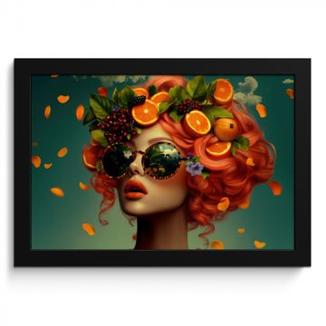 Vrouw - Sinaasappel - Bessen - Oranje