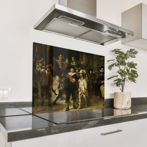 Spatscherm Aluminium - De Nachtwacht