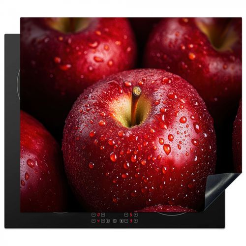 Inductie beschermer - Rood - Appels - Fruit