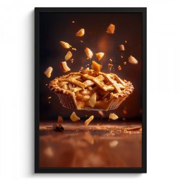 Poster met lijst - Appel - Taart - Warm - Eten
