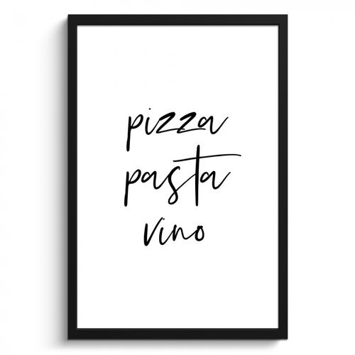 Poster met lijst - Italiaanse Drie-eenheid
