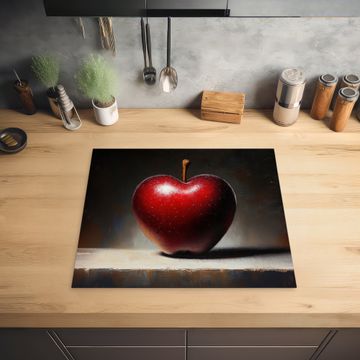 Inductie beschermer - Apple - Hart - Rood