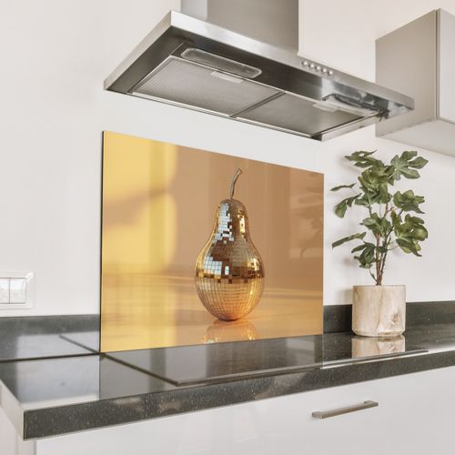 Spatscherm Aluminium - Goud - Disco - Glitter - Peer