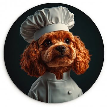 Muurcirkel - Bruin - Kok - Hondje