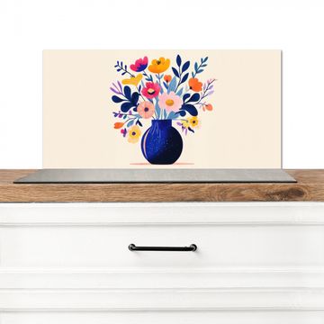 Spatscherm Aluminium - Vaas - Bloemen - Boeket