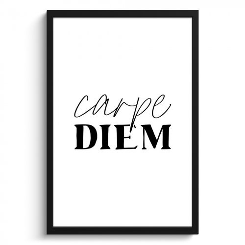 Poster met lijst - Pluk de Dag