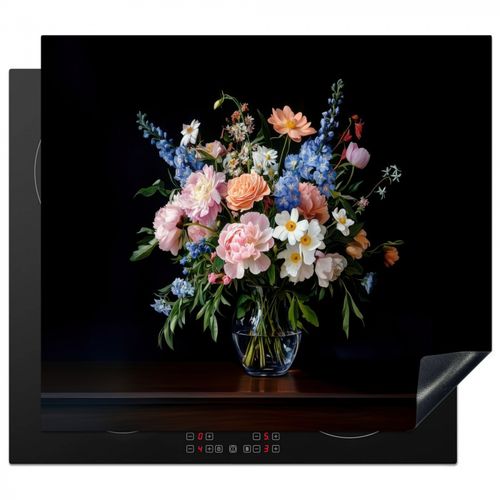 Inductie beschermer - Pastel - Bloemen - Glazen - Vaas