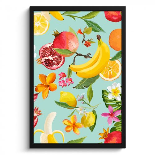 Poster met lijst - Tropische Overvloed