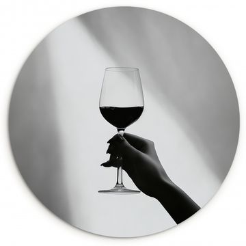 Muurcirkel - Lichtinval - Wijn - Rood - Glas