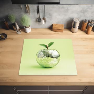 Inductie beschermer - Groen - Disco - Decoratie - Appel