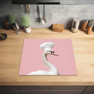 Inductie beschermer - Zwaan - Koksmuts - Mooi - Klassiek