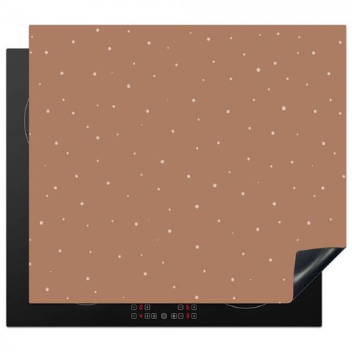 Inductie beschermer - Sterrenstof op Terracotta