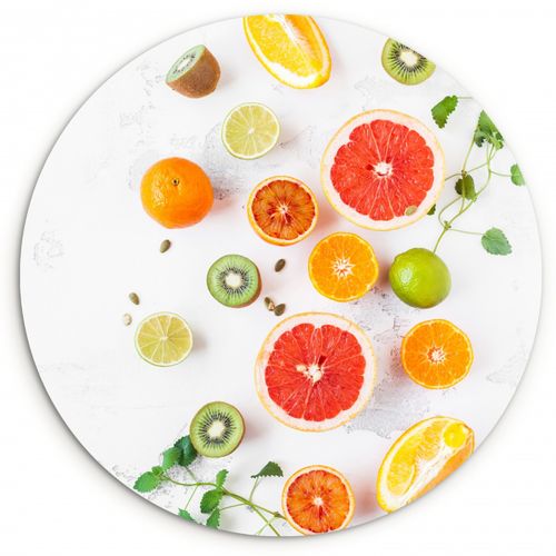 Muurcirkel - Citrus Zonnestralen