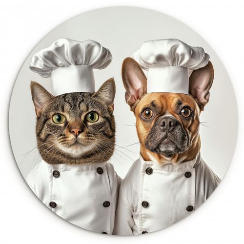 Muurcirkel - Kat - Hond - Kokskleding