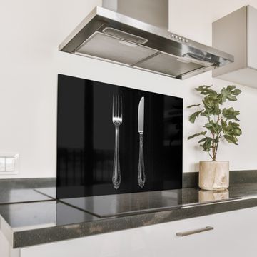 Spatscherm Aluminium - Vork - Mes - Zilver