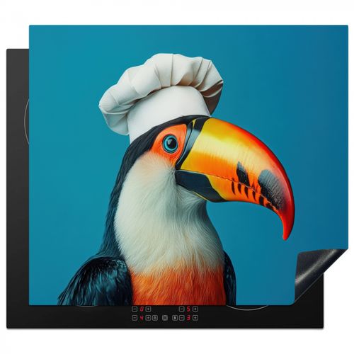 Inductie beschermer - Toekan - Papegaai - Vogel - Koksmuts