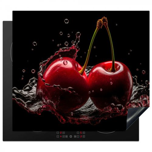 Inductie beschermer - Kersen - Rood - Fruit - Water - Zwart
