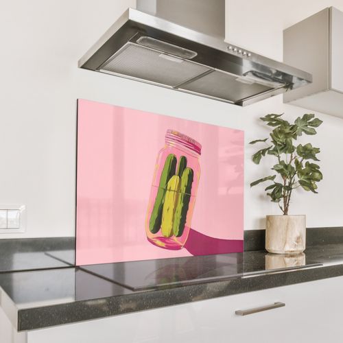 Augurken - Pot - Schaduw - Roze