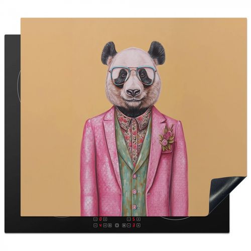 Inductie beschermer - Panda - Pak - Zonnebril - Blauw