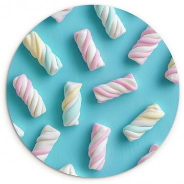 Muurcirkel - Spekjes - Pastel - Snoep - Blauw