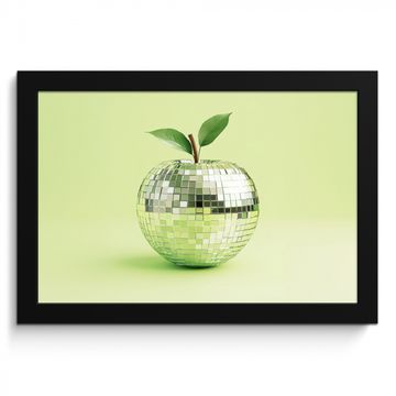 Poster met lijst - Groen - Disco - Decoratie - Appel