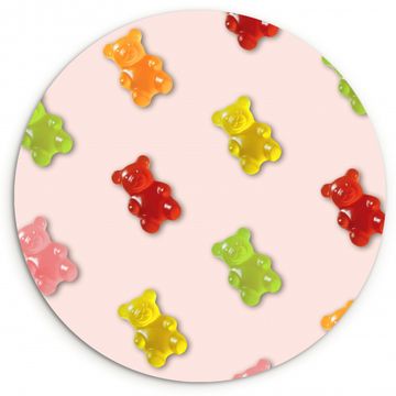 Muurcirkel - Kleur - Snoep - Roze
