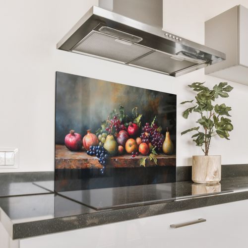 Spatscherm Aluminium - Rustiek - Stilleven - Fruit
