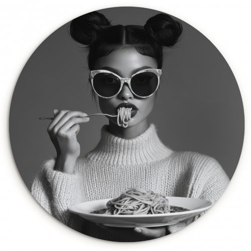 Muurcirkel - Vrouw - Pasta - Zonnebril
