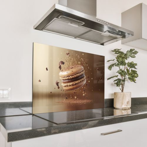 Spatscherm Aluminium - Chocolade - Macarons - Eten - Snoep