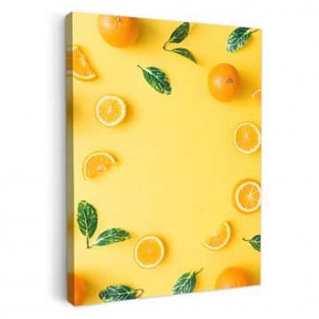 Canvas schilderij - Zomerse Citruspracht